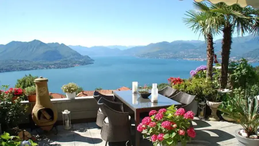 Container Flowers & Ornamentals On a Sunny Balcony