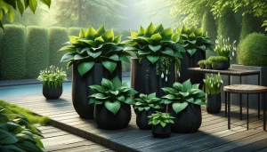 Growing Hostas in Pots