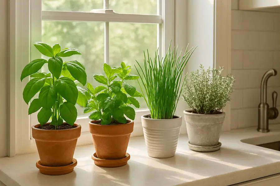 Indoor Herb Garden Setup